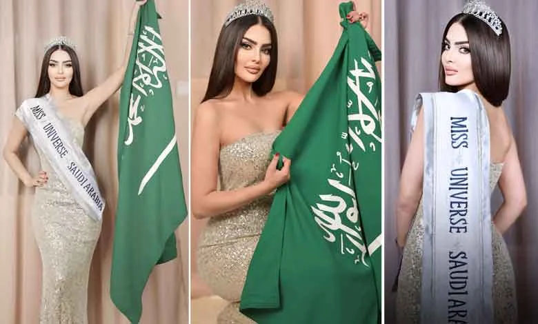 سعودی عرب اب مس یونیورس میں بھی حصہ لے گاٗماڈل کی پرچم کیساتھ فوٹو : Share  Post in All groups