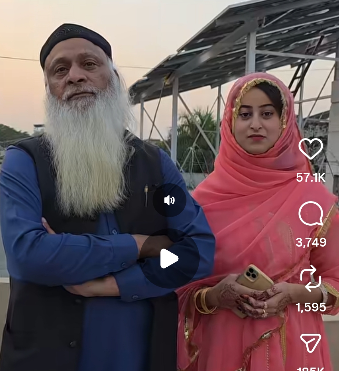 عمر کو چھوڑیں دل جوان ہونا چاہیے:جوان لڑکی سے شادی کرنیوالے 60 سالہ حکیم بابر کا ناقدین کو جواب