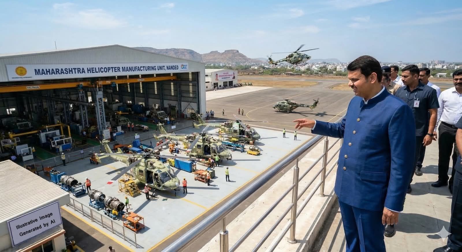 ناندیڑ میں 4,250 کروڑ روپے کے ہیلی کاپٹر پلانٹ کا اعلان