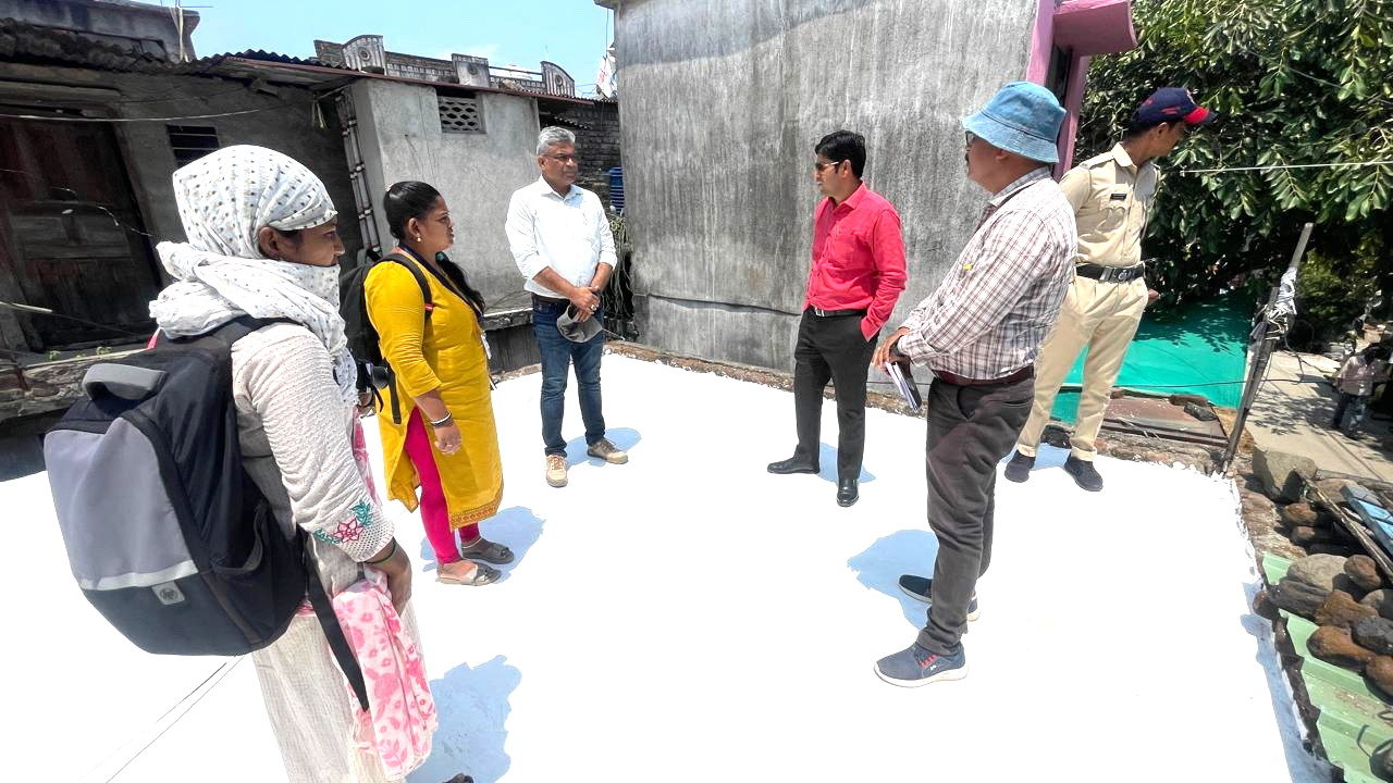 ناندیڑمیں "کول روفنگ" کا بہترین اثر، اب چھت کو رکھے ٹھنڈا