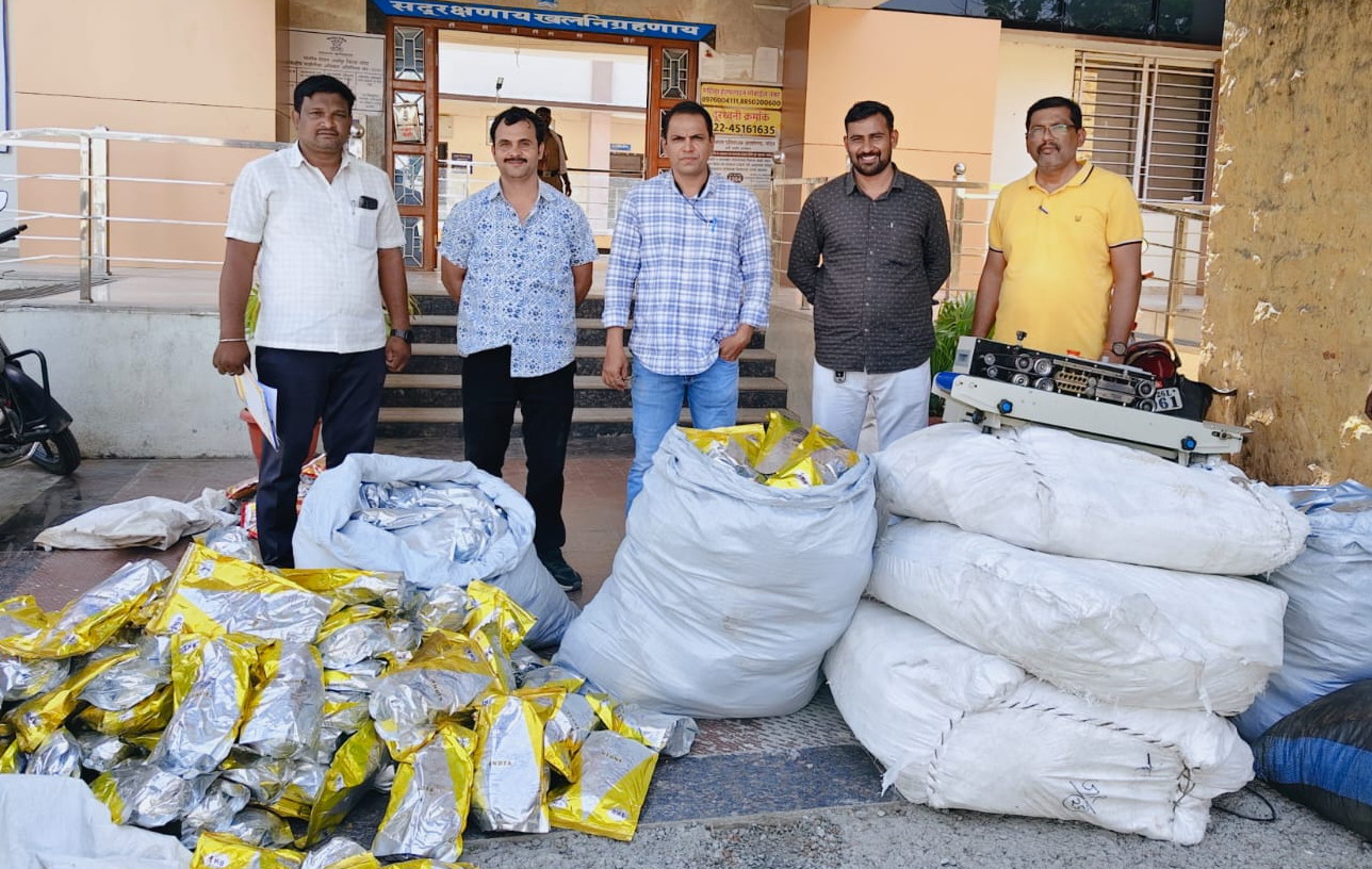 ناندیڑ : نقلی زردہ بنانے والا بے نقاب ,جوےاڈے پر چھاپہ — 7 لاکھ سے زائد مال ضبط