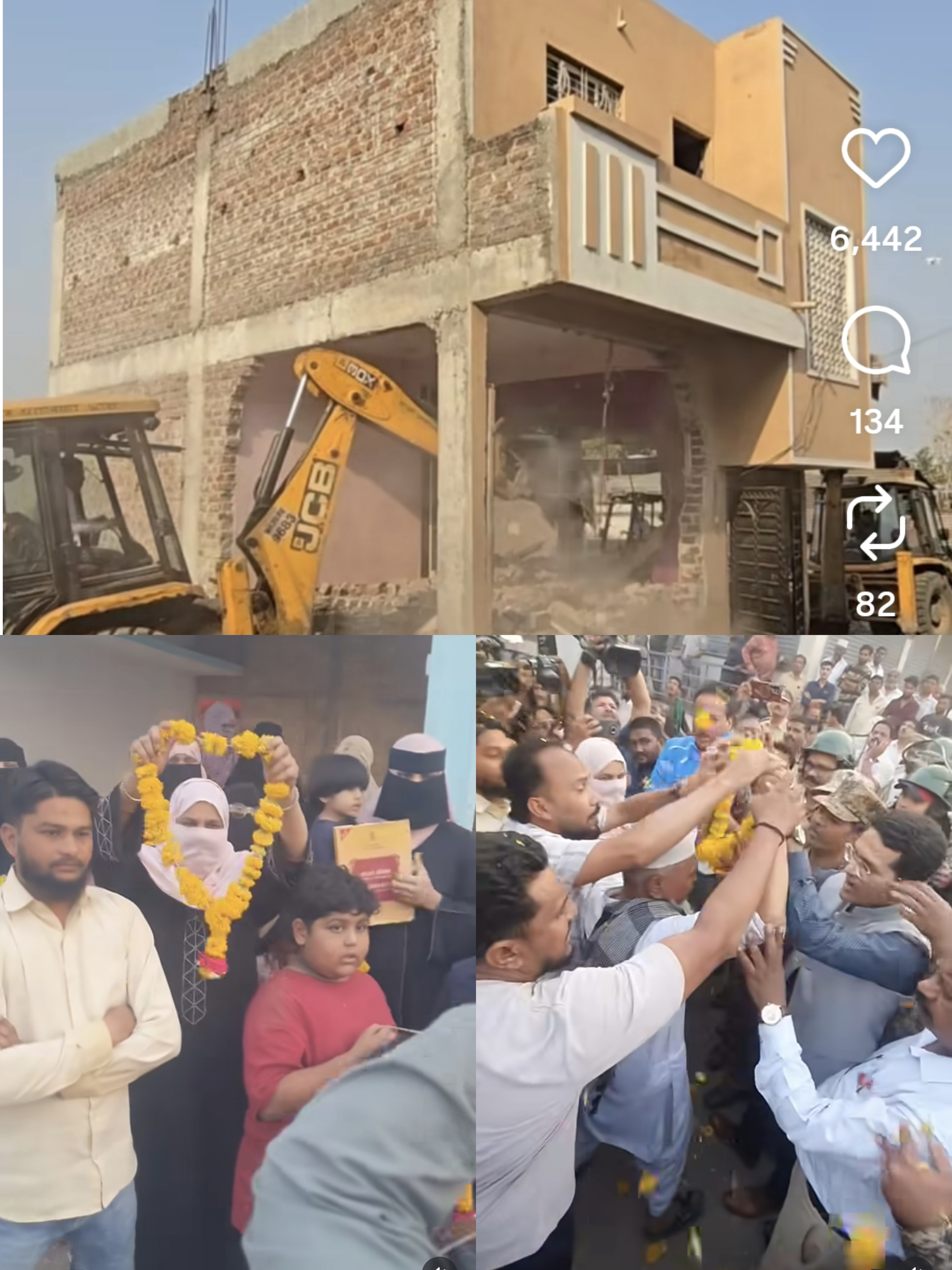 اورنگ آباد: ٹی سی ایس ملازمہ ندا خان معاملہ میں ایم آئی ایم کارپوریٹر متین پٹیل کا مکان منہدم