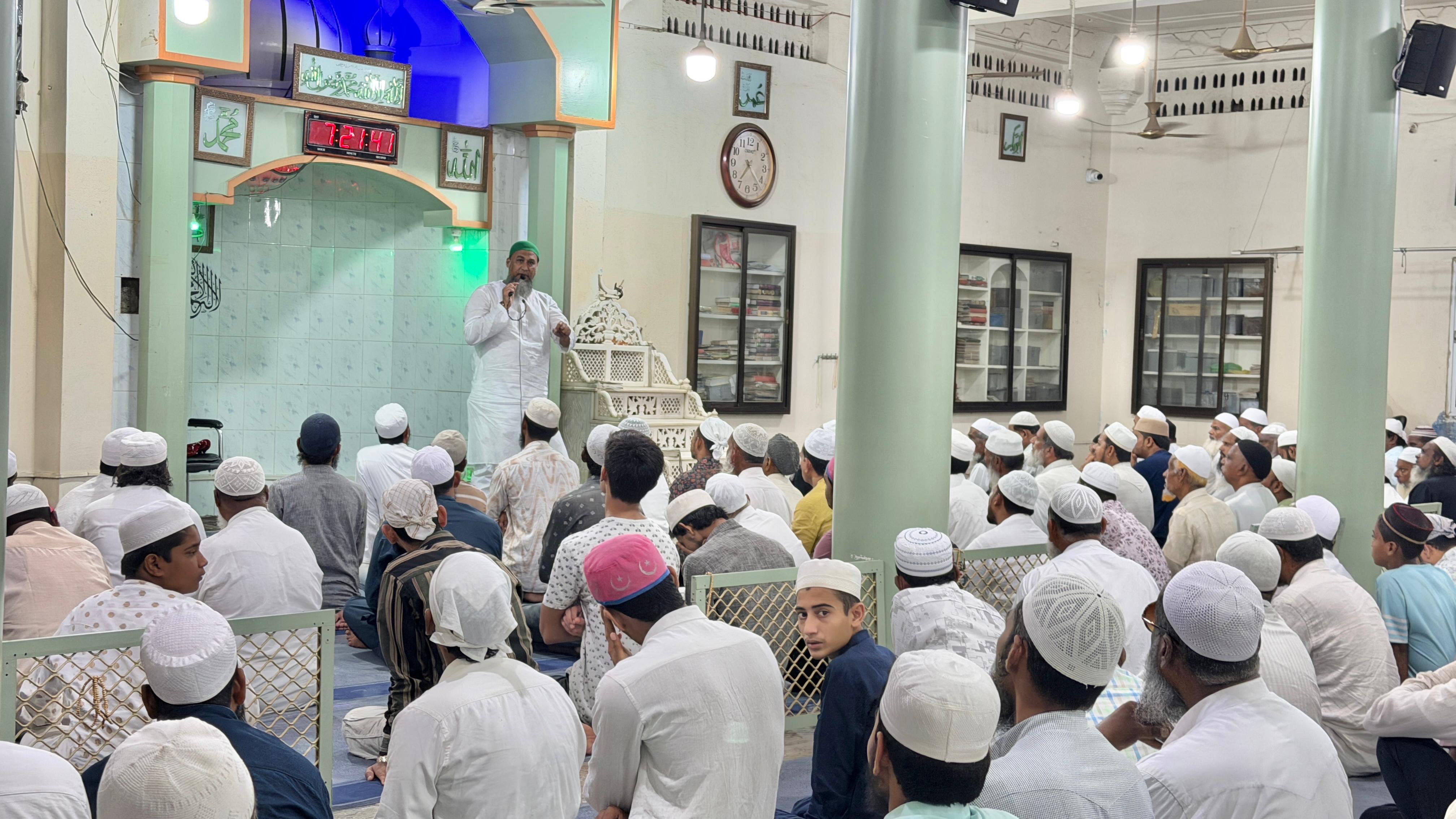 قبا مسجد میں نماز کے بعد SIR کے تعلق سے عوامی بیداری مہم الحاج سید معین کی عوام سے اہم اپیل